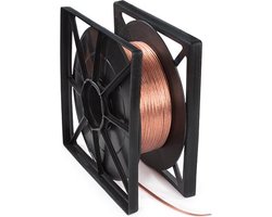 HQ-Power Luidsprekerkabel, OFC, 2 x 2.50 mm², 100 m, transparant, perfect voor geluidsoverdracht