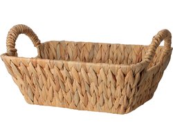 H&S Collection Broodmand - gevlochten riet - naturel - 30 x 20 x 11 cm