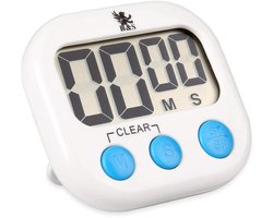 H&S Keuken Timer Digitale Koken Timer Magnetische Countdown Klok Groot LCD-scherm luid Alarm
