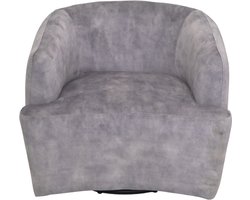 HSM Collection Draaifauteuil Adore Dolfijn Grijs