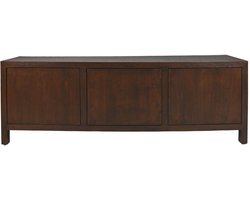 HSM Collection-Dressoir 3 Deur-150x42x85-Bruin-Teak Fineer