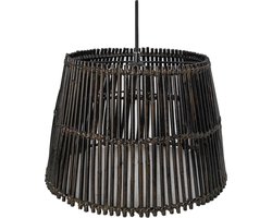 HSM Collection Hanglamp - Ã¸33 cm - rotan - black wash