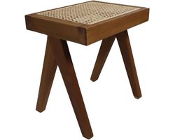 HSM Collection-Krukje Accent-42x32x45-Naturel-Rotan/Teak