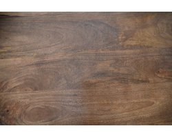 HSM Collection-Ronde Eettafel Kruispoot-120x120x77-Bruin-Mango