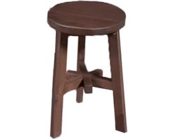 HSM Collection-Ronde Kruk-3ø0/35xx50-Bruin-Teak