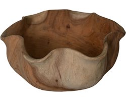 HSM Collection-Ronde Schaal -ø32x15-Naturel-Munggur