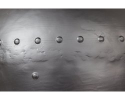 HSM Collection-Tafellamp Large Met Nagels-36x36x50-Zwart-Metaal