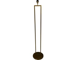 HSM Collection-Vloerlamp-30x30x150-Goud-Metaal