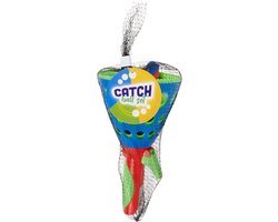 HTI Toys Vangbalset - Catch ball set met 2 ballen voor in de tuin