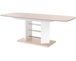 Hubertus Meble Linosa Three Eettafel Hooglans Cappuccino