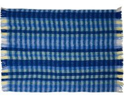 Hübsch plaid Loom Blauw