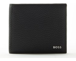 Hugo Boss BOSS Heren Billfold Portemonnee Leer - zwart