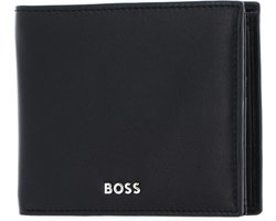 HUGO BOSS Leren Portemonnee Classic Smooth Wallet Black Zwart