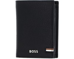HUGO BOSS Leren Portemonnee Iconic Wallet Black Zwart