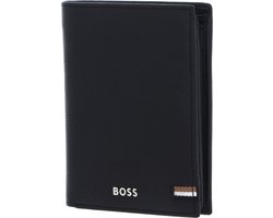 HUGO BOSS Leren Portemonnee Iconic Wallet Black Zwart