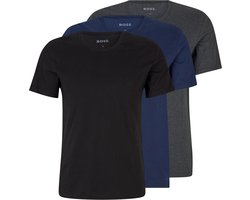 Hugo Boss - T-shirt Modern 3-Pack Blauw - Heren - Maat M - Slim-fit
