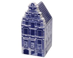 Huis - Chocolaterie - Blauw - Keramiek - 14 cm