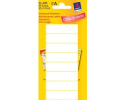 Huismerk Avery 3086 Handmatige Etiket 50x14mm