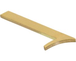 Huisnummer Bord - Adresnummer Koper - Buitenadres Tonen - Stevig Puur Koper - 5X1.6CM - Gouden