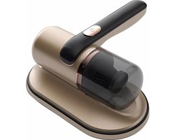 Huisstofmijt Stofzuiger - UV Lamp Sterilisator - Matras, Tapijt, Meubel, Zetel & Bank Reiniger Apparaat - Bacterie, Mijt & Schimmel Bestrijder - Zonder Zak - USB Oplader -Goud