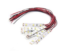 Huisverlichting LED Set 10 Stuks Warm Wit 3-LED 5 cm met Kabel