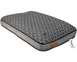 Human Comfort Brive XL – Bamboe Fleece Kussen – Memory Foam – Ademend en Antibacterieel - Grijs