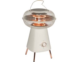 Human Comfort Chaleur – Infrarood Kachel – Compact – Retro Design – Twee Warmtestanden