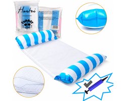 Huntex Waterhangmat - Luchtbed Zwembad - Tanning Bed voor in het Water - Water Speelgoed voor Kinderen en Volwassenen