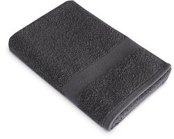 HUSH Living Badhanddoek - 70×140 cm - 100% katoen - zware kwaliteit 500g/m2 - Antraciet