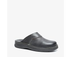 Hush Puppies leren heren pantoffels - Zwart - Sloffen - Maat 42