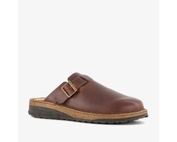 Hush Puppies leren pantoffels heren bruin - Maat 42 - Sloffen