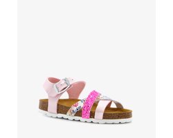 Hush Puppies meisjes bio sandalen roze glitters - Maat 33