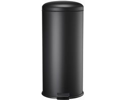 HÜSQ Slimbin Prullenbak - ronde, luxe Pedaalemmer van 30 liter - met Binnenemmer - Soft-Close Vuilbak