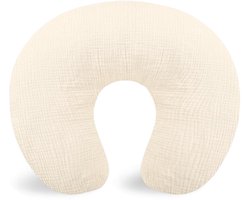 Hydrofiele Voedingskussenhoes - Beige - 67x58 cm - past op de IKEA Len voedingskussen - Kussensloop - Hoes Zonder Kussen