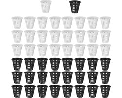 Hydroponische netpotten - Plantenpotten - Hydroponische plantennetpotten - Plastic hydroponische netpotten - Geschikt voor hydroponische benodigdheden - 50 stuks