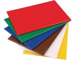 Hygiplas LDPE Snijplank Groen 600x450x10mm HC875 - Extra Dikke Plank - Horeca