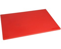 Hygiplas Standaard Snijplank met Lage Dichtheid Rood J255 - Horeca