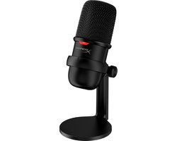 HyperX SoloCast – USB Gaming Microfoon voor Streamen – Hi-Res Geluidskwaliteit – Tap-to-Mute – Geschikt voor TeamSpeak & Discord - PC, PS4, PS5, Mac.