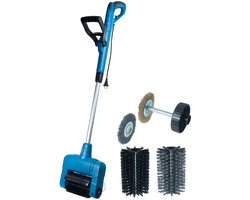 Hyundai Elektrische Universele Oppervlakte- en Voegenreiniger 500W [57291] | Inclusief Telescopische steel, Variabele borstelsnelheid & 4 borstels