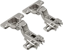 I-FIX inboorscharnier inliggend Ø35mm vernikkeld | 2 stuks