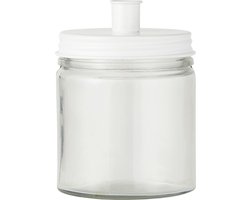 Ib Laursen | kandelaar met bokaal | deksel wit