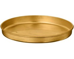 Ib Laursen - Schaaltje Gloria Goudkleurig Messing - 10,5 cm - Kaarsenonderzetter