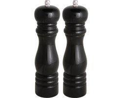 Ib Laursen set peper- en zoutmolen | zwart