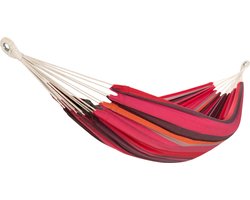ib style Kalani Hangmat - zonder frame - 2 persoons - 200 kg Draaggewicht - Rood