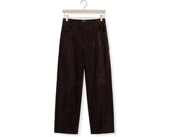 Ibana Parla Suede Broeken Dames - Bruin - Maat 42