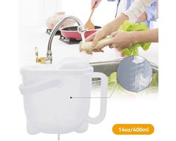 IBBO® - Rijst wassen Strainer - Rijstzeef - Vergieter- Rijstwaskom - Wassen - Zeef met Handvat - Rijst Zeeft - Waskom - Rijstwasser - Afgieter - Plastic Vergiet - Veilig Afgieten