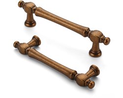 Ibenzoa® Antiek Messing Ladegrepen Set van 10 voor Kasten en Meubels in Klassiek Design