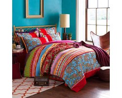 Ibenzoa® Bohemian Stijlvolle Mandala Beddengoedset Met Exotische Patronen En Makkelijk Wasbare Stof