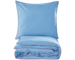 Ibenzoa® Comfortabel en Zacht Beddengoed van Katoen Microvezel met Twee Kussenslopen