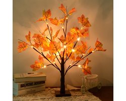 Ibenzoa® Decoratieve LED Boomlicht met Esdoornbladeren voor Herfst en Feestdagen